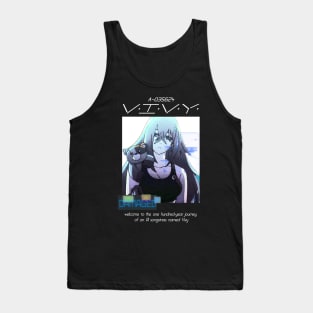 Vivy: Fluorite Eyes Song ''DAMAGED'' V1 Anime Manga Tank Top